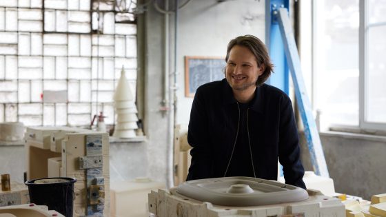 Designer Sebastian Herkner in studio discusses the Duravit collaboration