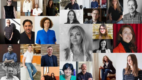 Collage of The Brit List 2023 interior designers