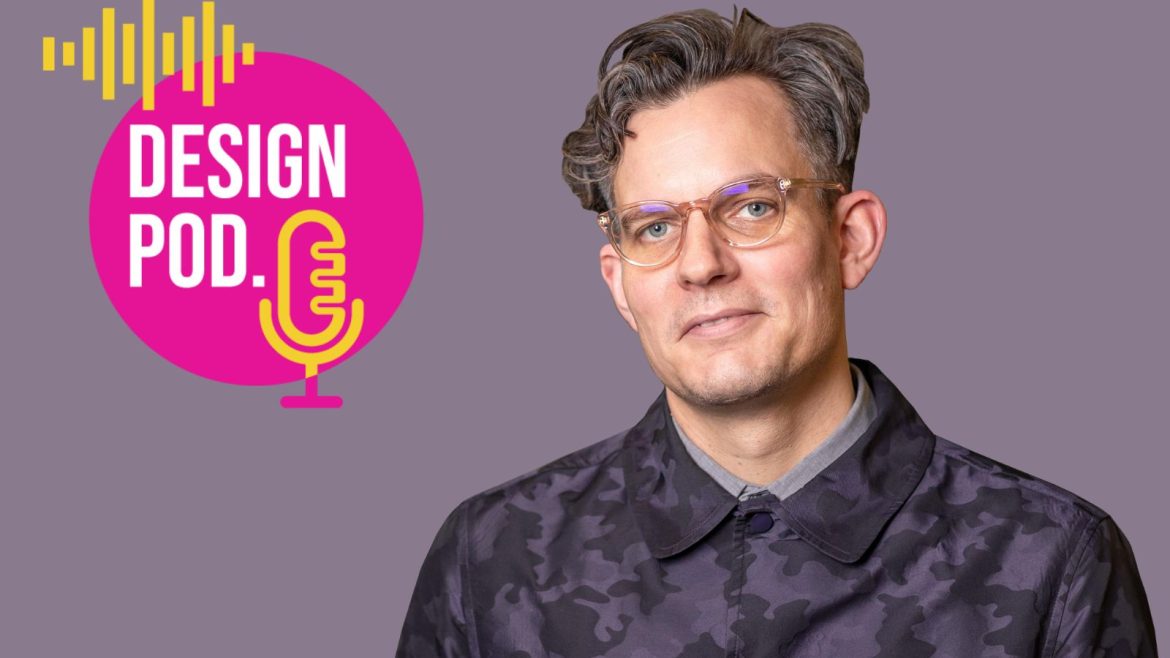 Headshot of Neil Andrew and the DESIGN POD logo