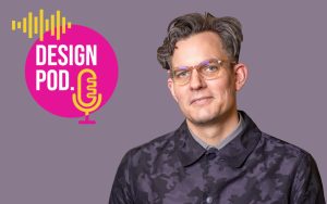 Headshot of Neil Andrew and the DESIGN POD logo