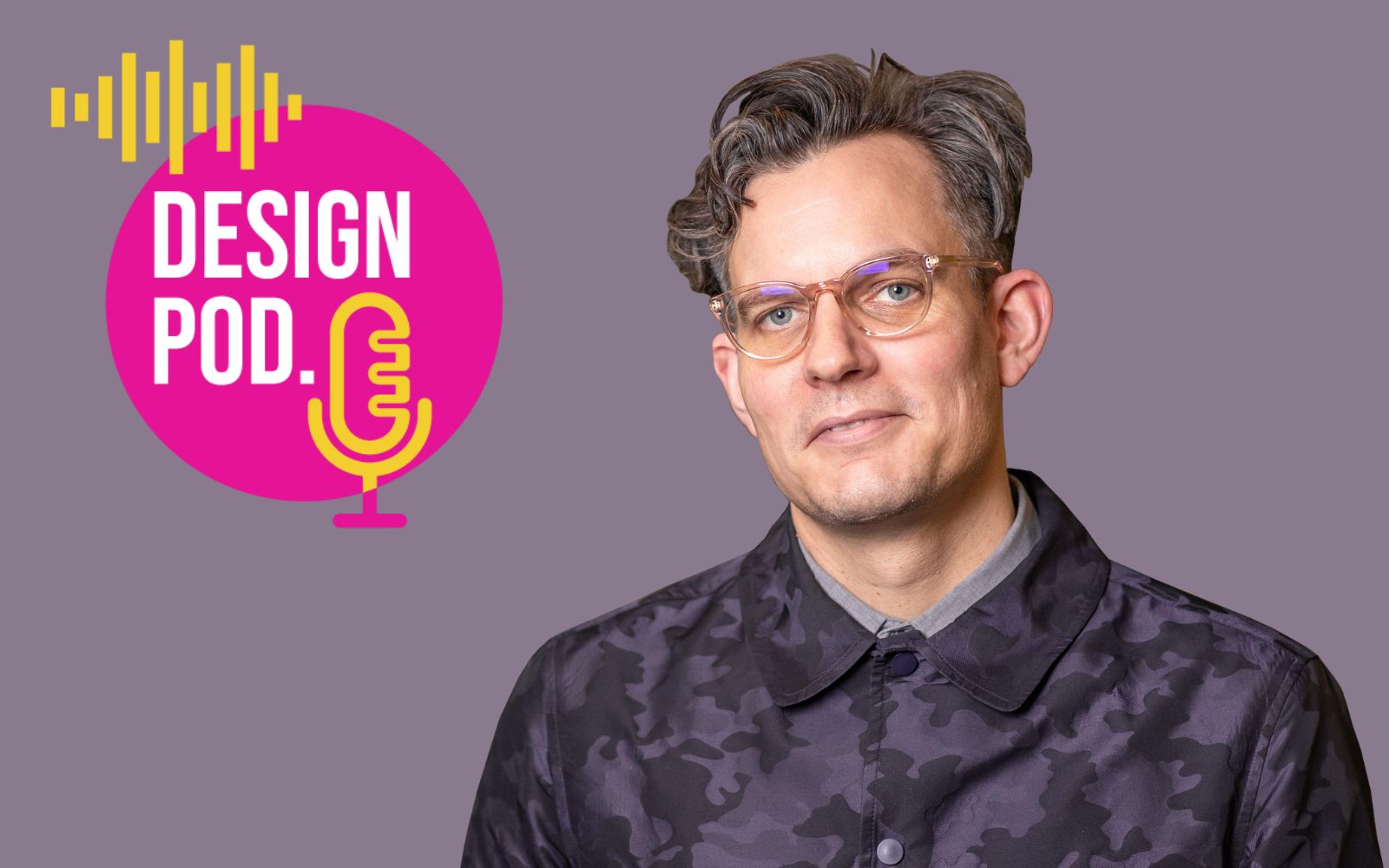 Headshot of Neil Andrew and the DESIGN POD logo