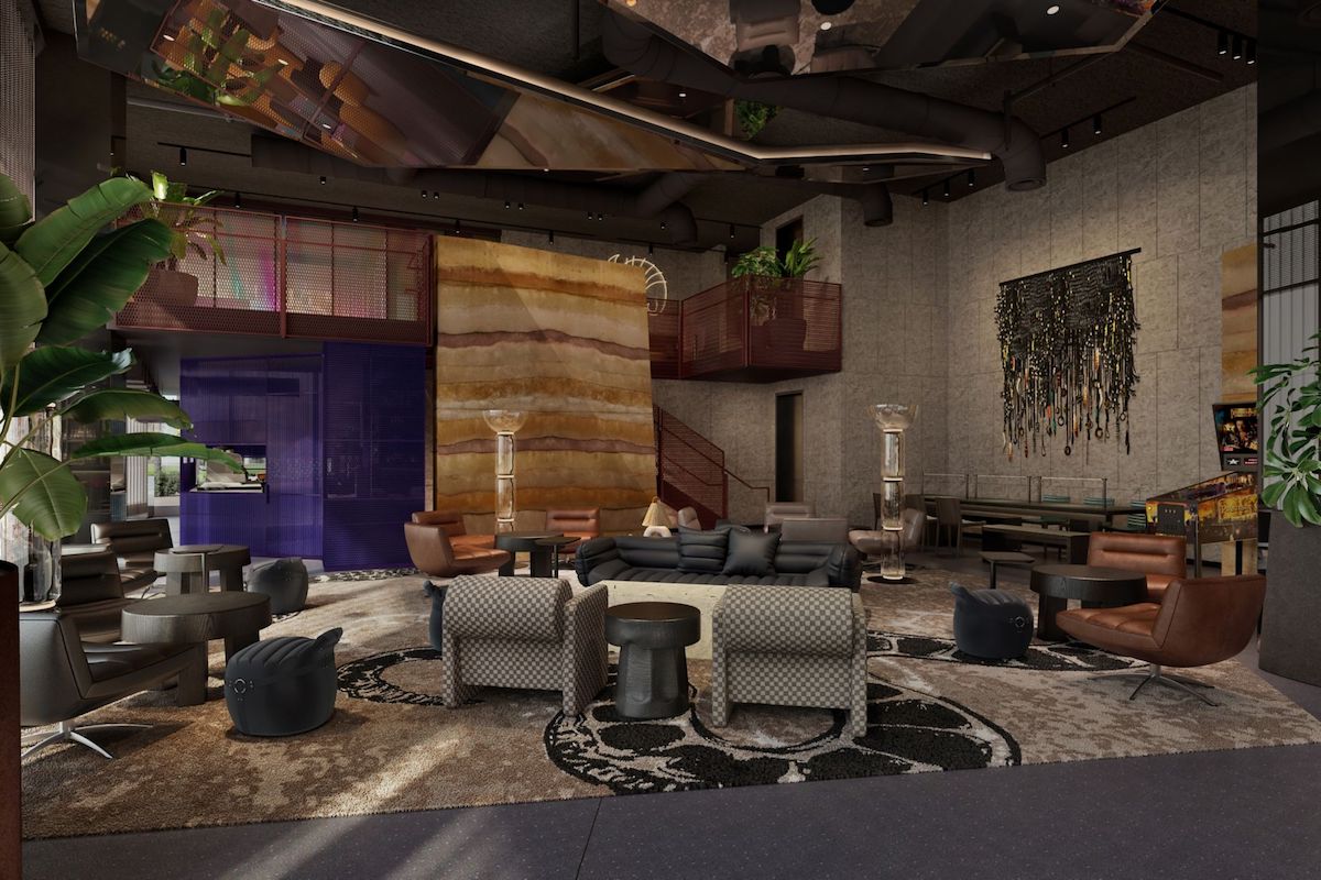 Renders of Moxy LA Downtown