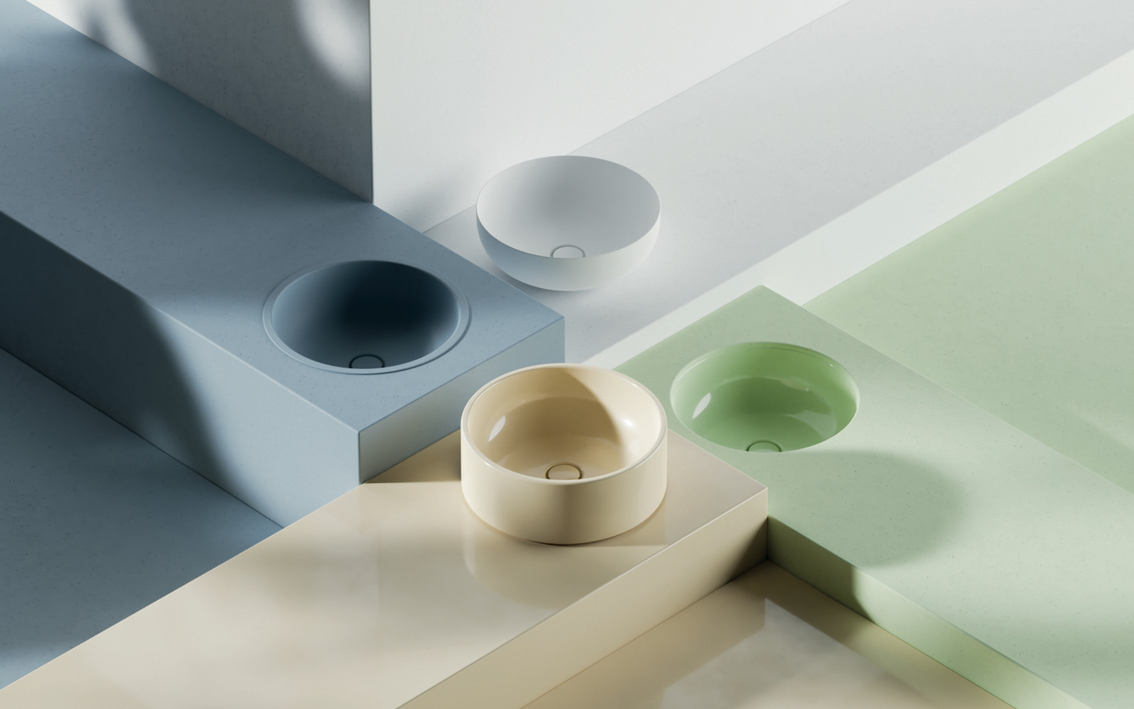 The BetteBalance basin collection of four basins