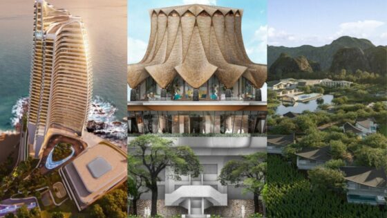 Three renders of Marriott hotels opening in Vietnam