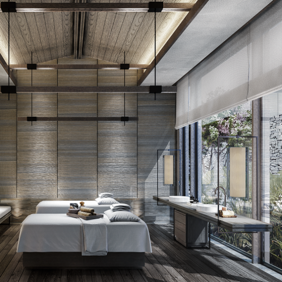 Render of guestroom inside Regent Phu Quoc